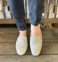 Hey Girl By Corkys “Weave It To Beaver” Mules In Gold