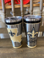 Tervis “Saints” 30oz Tumbler In Stainless