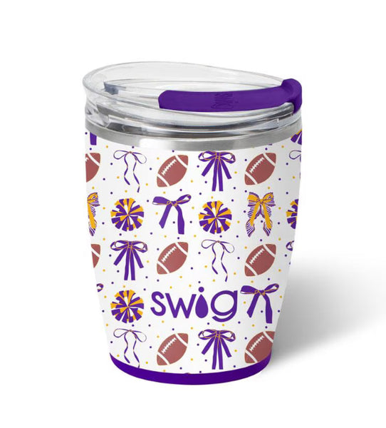 Swig “We’ve Got Spirit” Purple & Yellow 12oz. Tumbler