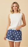 HEIMISH Patriotic Star Shorts In Navy✔️