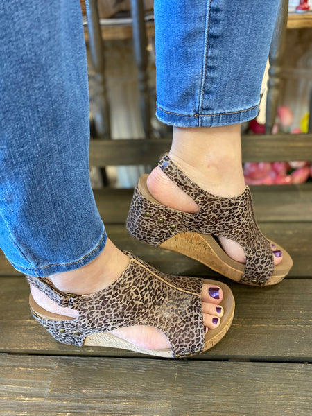 Corkys Boutique “Carley” In Brown Leopard