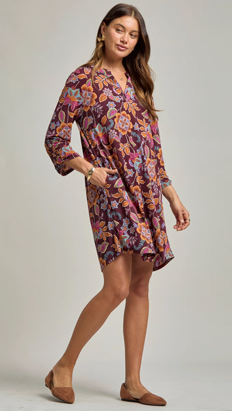 Dear Scarlett “Kaily” Dress in Chocolate