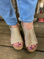Corkys Boutique “Carley” In Champagne Crystals