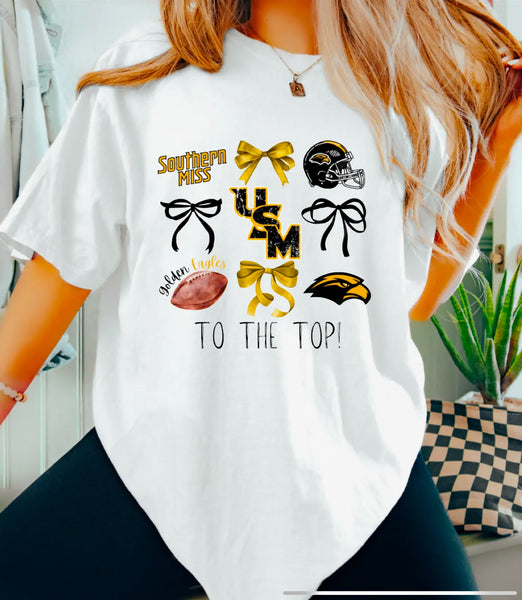 Southern Mississippi Football T-Shirt In White