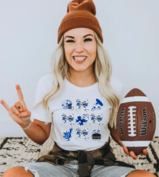 Chinoiserie Football T-Shirt In White