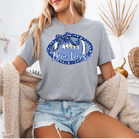 Blue Devils Football T-Shirt In Gray