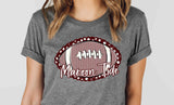 Maroon Tide Football T-Shirt In Gray