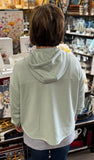 LEA Modal Sand Wash High-Low Zipped Hoodie, Assorted Colors
