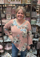 Dear Scarlett Tunic Top in Mauve