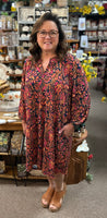 Dear Scarlett “Tracey” Dress in Navy