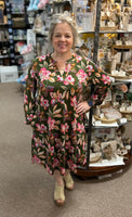 Dear Scarlett “Olivia” Dress in Olive