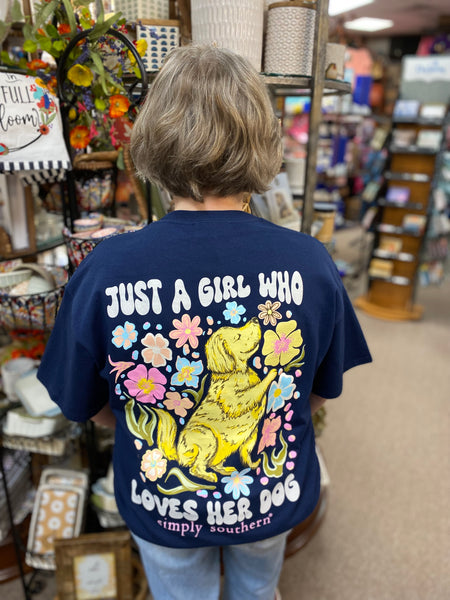 Simply Southern “Just A Girl Who Loves Her Dog”  T-Shirt