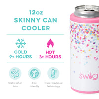 Swig “Confetti” Skinny Can Cooler (12oz)