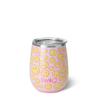 Swig "Oh Happy Day” Stemless Wine Cup (14oz)