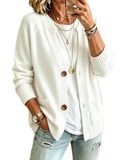 LOVESOFT, Crew Neck Knit Cardigan, Assorted Colors