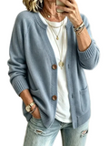 LOVESOFT, Crew Neck Knit Cardigan, Assorted Colors