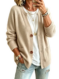 LOVESOFT, Crew Neck Knit Cardigan, Assorted Colors