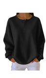 LS, Waffle Knit Henley Top, Assorted Colors