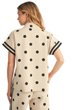 JODIFL, Polka Dot Pant Set (Oatmeal)