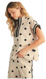JODIFL, Polka Dot Pant Set (Oatmeal)