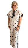 JODIFL, Polka Dot Pant Set (Oatmeal)