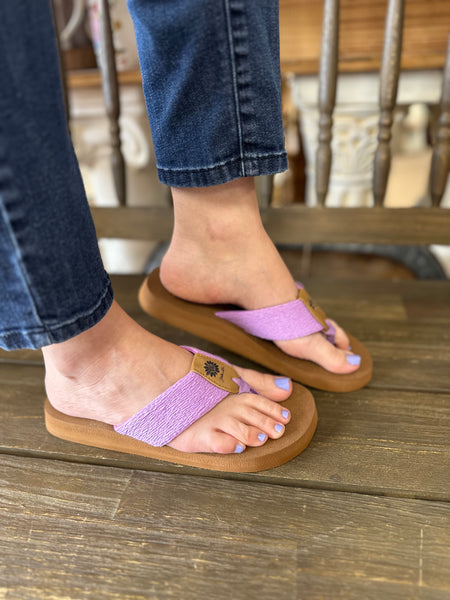 Yellowbox “Nessie” Flip Flop In Purple