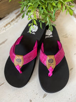 Yellowbox “Farah” Flip Flop In Fuchsia