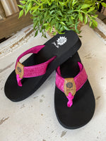 Yellowbox “Farah” Flip Flop In Fuchsia