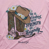 “She Is Clothed With Strength” T-Shirt