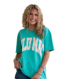 LULU MAC T-Shirt ‘Island Green / Stripe Cream Sickle Sky’