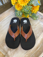 Yellowbox “Fiorela” Flip Flop In Tan