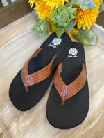 Yellowbox “Fiorela” Flip Flop In Tan