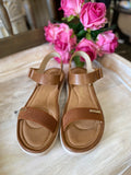 Pierre Dumas “Skyla” Sandals In New Tan