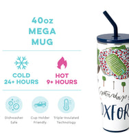 Swig “Saturdays in Oxford” 40oz Mega Mug