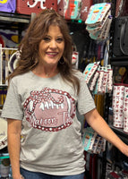 Maroon Tide Football T-Shirt In Gray