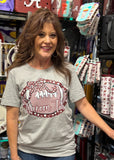 Maroon Tide Football T-Shirt In Gray