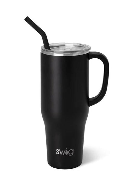 Swig Matte Black 40oz Mega Mug