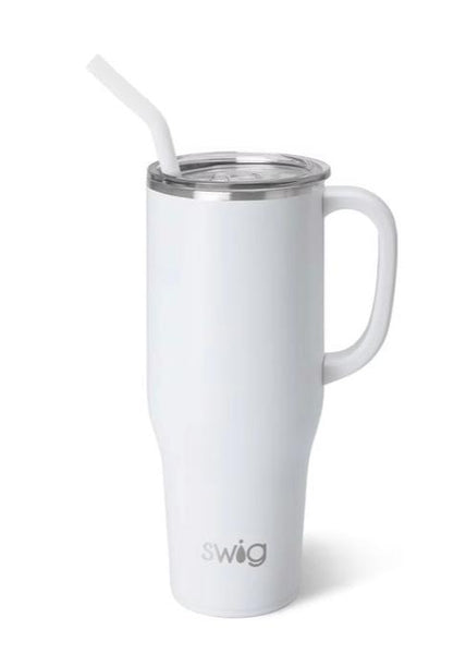 Swig Matte White 40oz Mega Mug