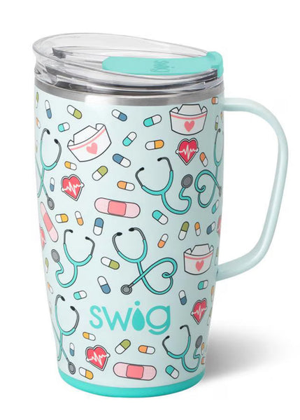 Swig "Scrub Life" 18oz Travel Mug