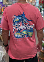 Fieldstone “Offshore Slam” Men’s T-Shirt In Salmon