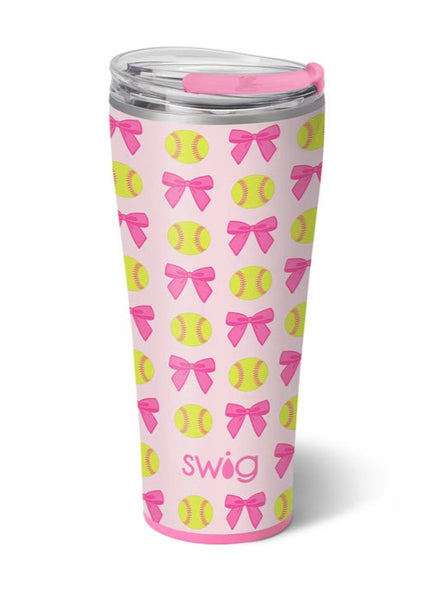 Swig "Pitch Hit Run" 32oz Tumbler