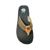Yellow Box Flip Flops, ‘Ginai’ in Bronze