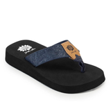 Yellow Box Flip Flops, ‘BRINDA’,  Navy