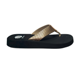 Yellow Box Flip Flops, ‘Ginai’ in Bronze