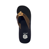 Yellow Box Flip Flops, ‘Ginai’ in Bronze