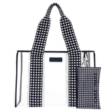 CASE-MATE, Navy Gingham Jelly Tote