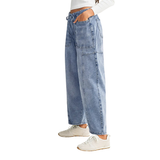 LDC, Drawstring Paperbag Waist Jeans