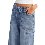 LDC, Drawstring Paperbag Waist Jeans