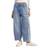 LDC, Drawstring Paperbag Waist Jeans