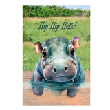 ‘Hip Hip Hello’ Decorative Flag